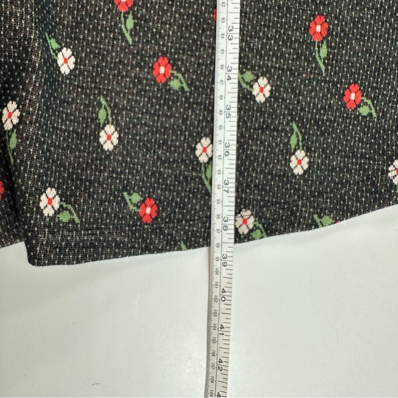 Louie Lucie Two Play Belted Dress Womens Large Fit Flare Floral Stretch Casual - Picture 9 of 9